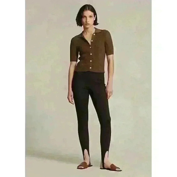 Polo Ralph Lauren Pants - NEW! Polo Ralph Lauren Women's S Stirrup Stretch Side-Zip Legging NWT $298